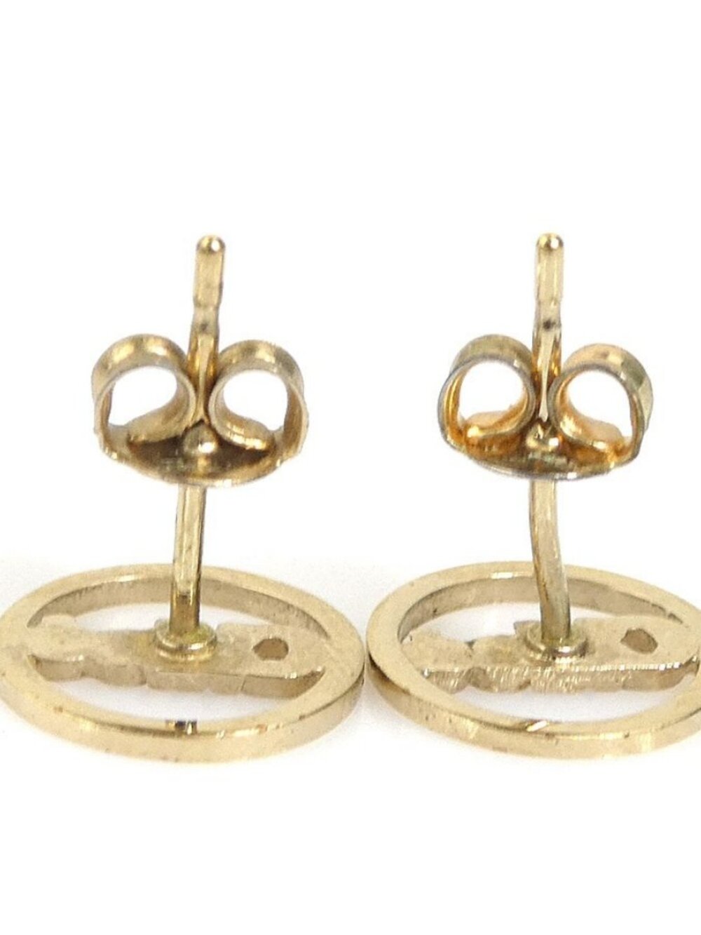 Chloe Pierce Earrings Gold Metal - Picture 4 of 7